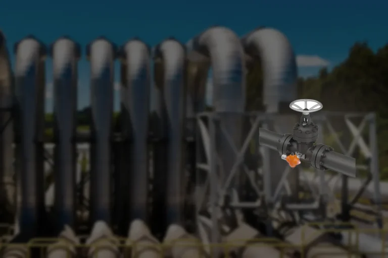 ClampOn BIRD wireless Leak Monitor at an oil and gas facility