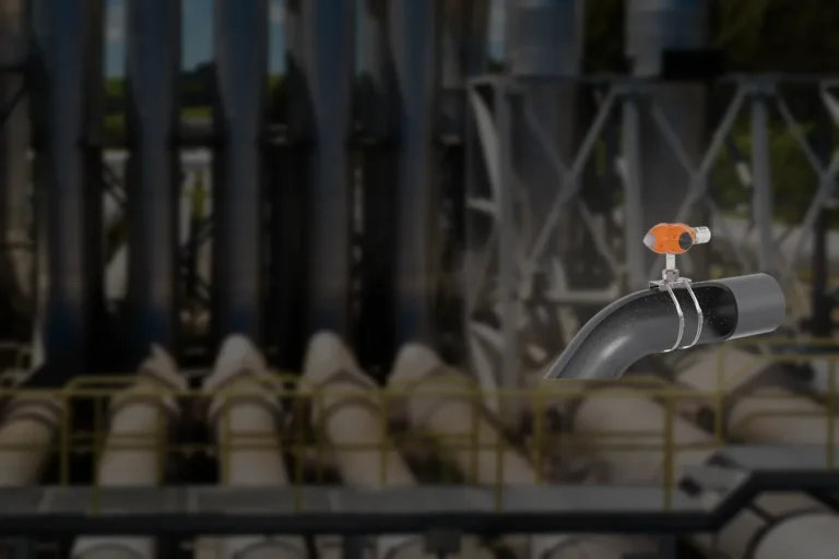ClampOn BIRD wireless Particle Monitor at an oil and gas facility