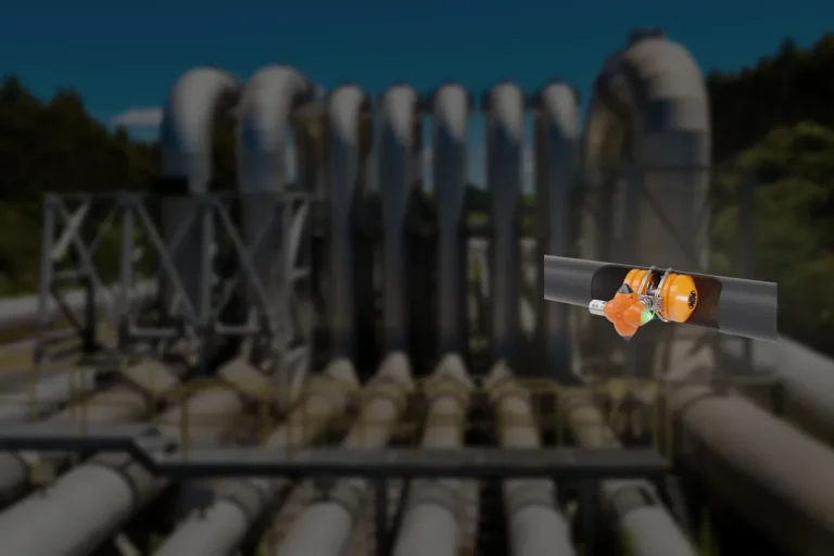 ClampOn BIRD wireless PIG Detector at an oil and gas facility