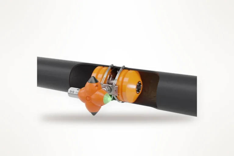 ClampOn BIRD wireless PIG Detector at an oil and gas facility