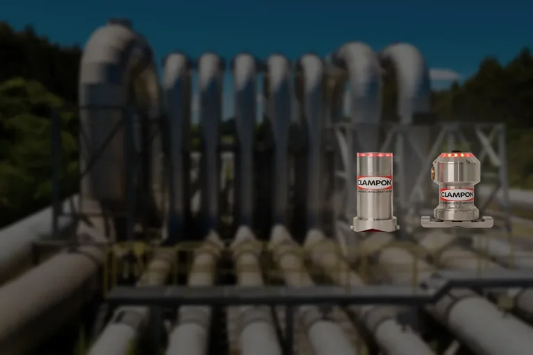 ClampOn DSP PIG Detector at an oil and gas facility
