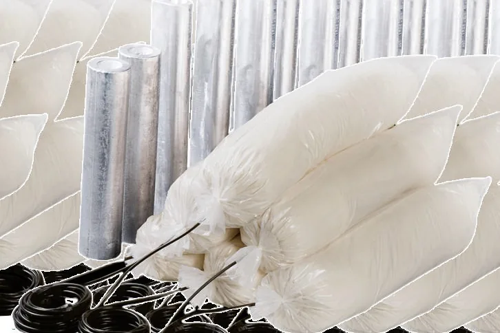 KIG TECH cathodic protection systems pre-packaged magnesium anodes