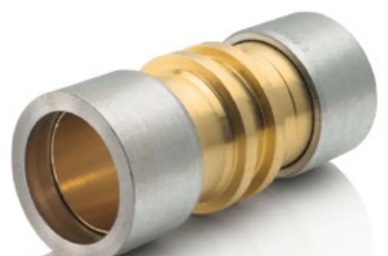 VULKAN LOKRING braze-free tube connections brass straight connector